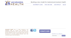 Desktop Screenshot of jacarandahealth.org